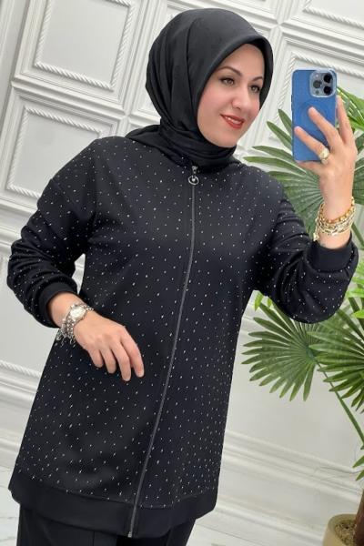 11088 Tunik Takım Siyah