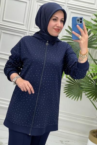 11088 Tunik Takım Lacivert