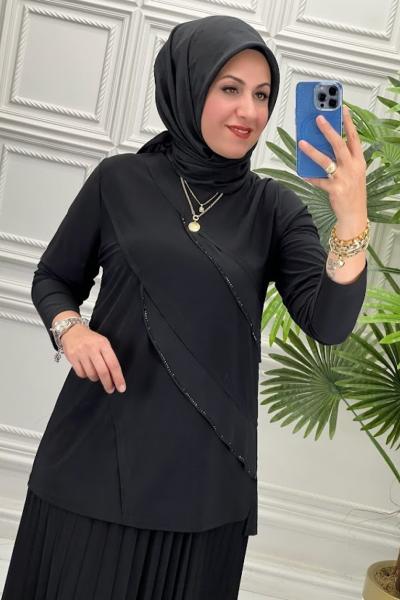 1439 Etekli Takım Siyah