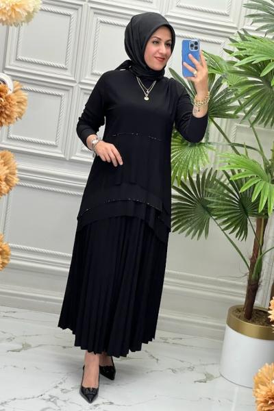 1441 Tunik Takım Siyah